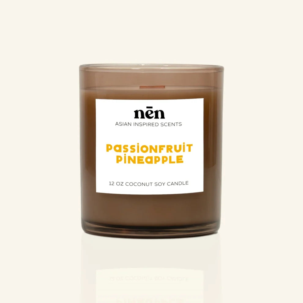 Passionfruit Pineapple Wood Wick Candle 12oz.
