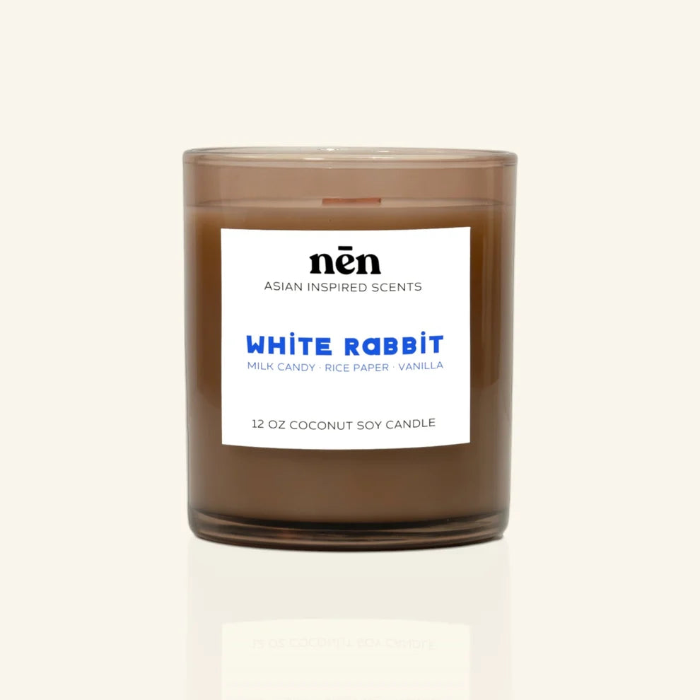 White Rabbit Wood Wick Candle 12oz.
