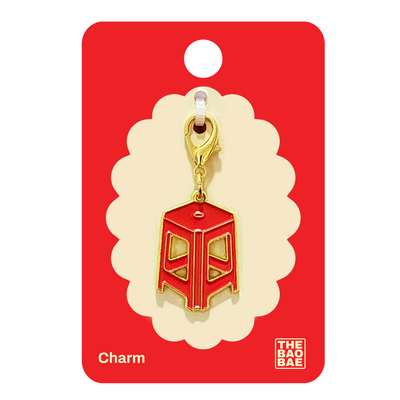 Red Stool Enamel Charm