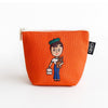 Embroidered Boat Pouch