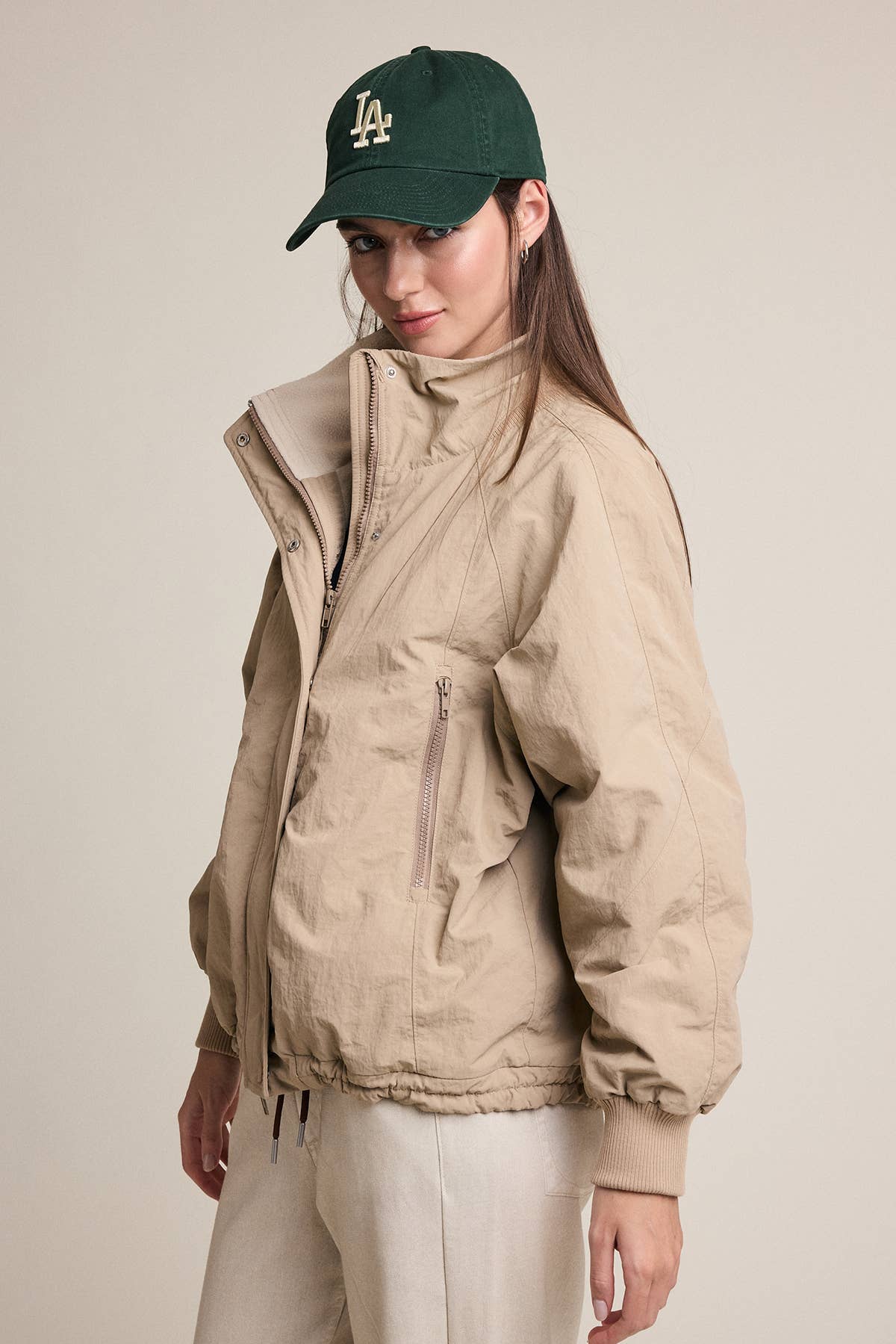 Cozy Fleece-Lined Zip & Snap Jacket