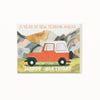 Year Of New Terrain Birthday Card
