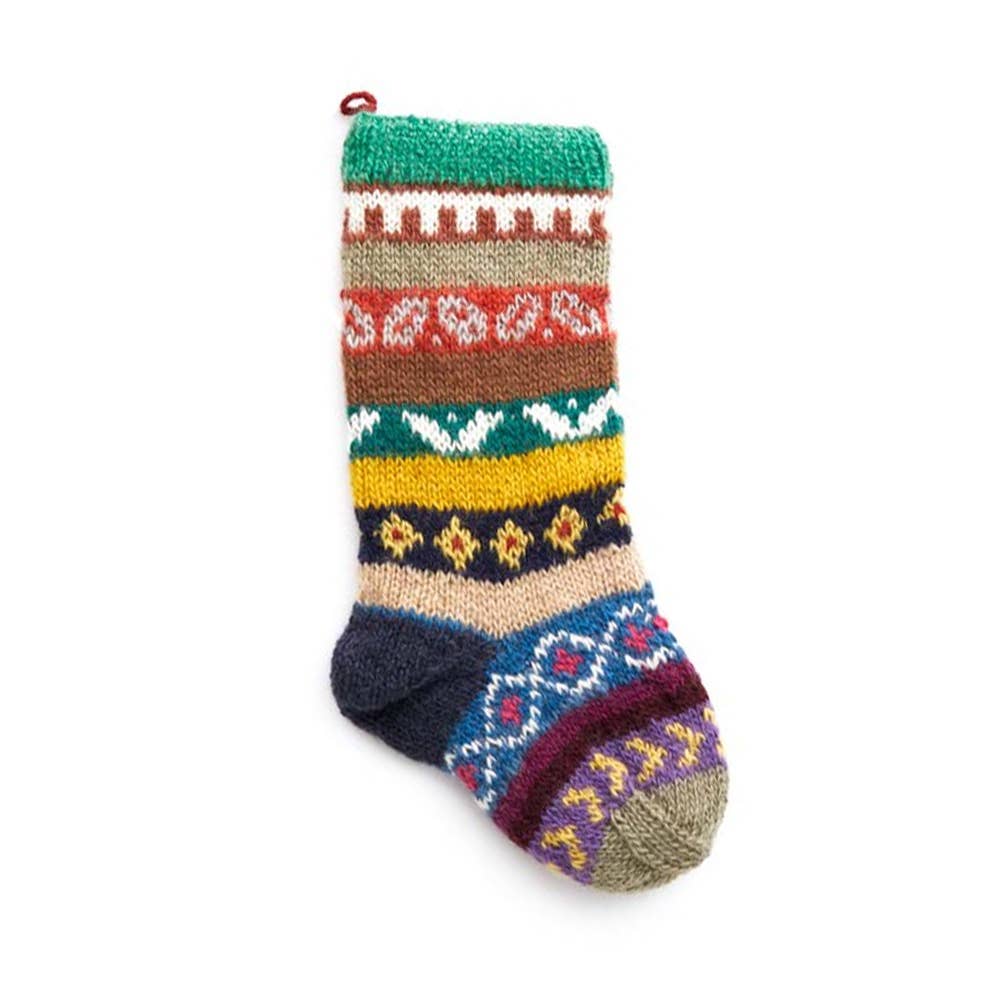 Nepali Wool Christmas Stocking