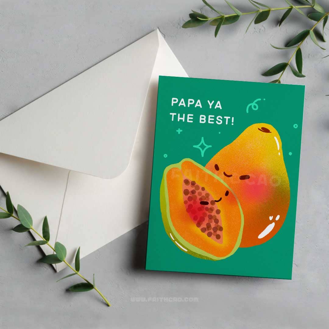 Papaya Dad Card