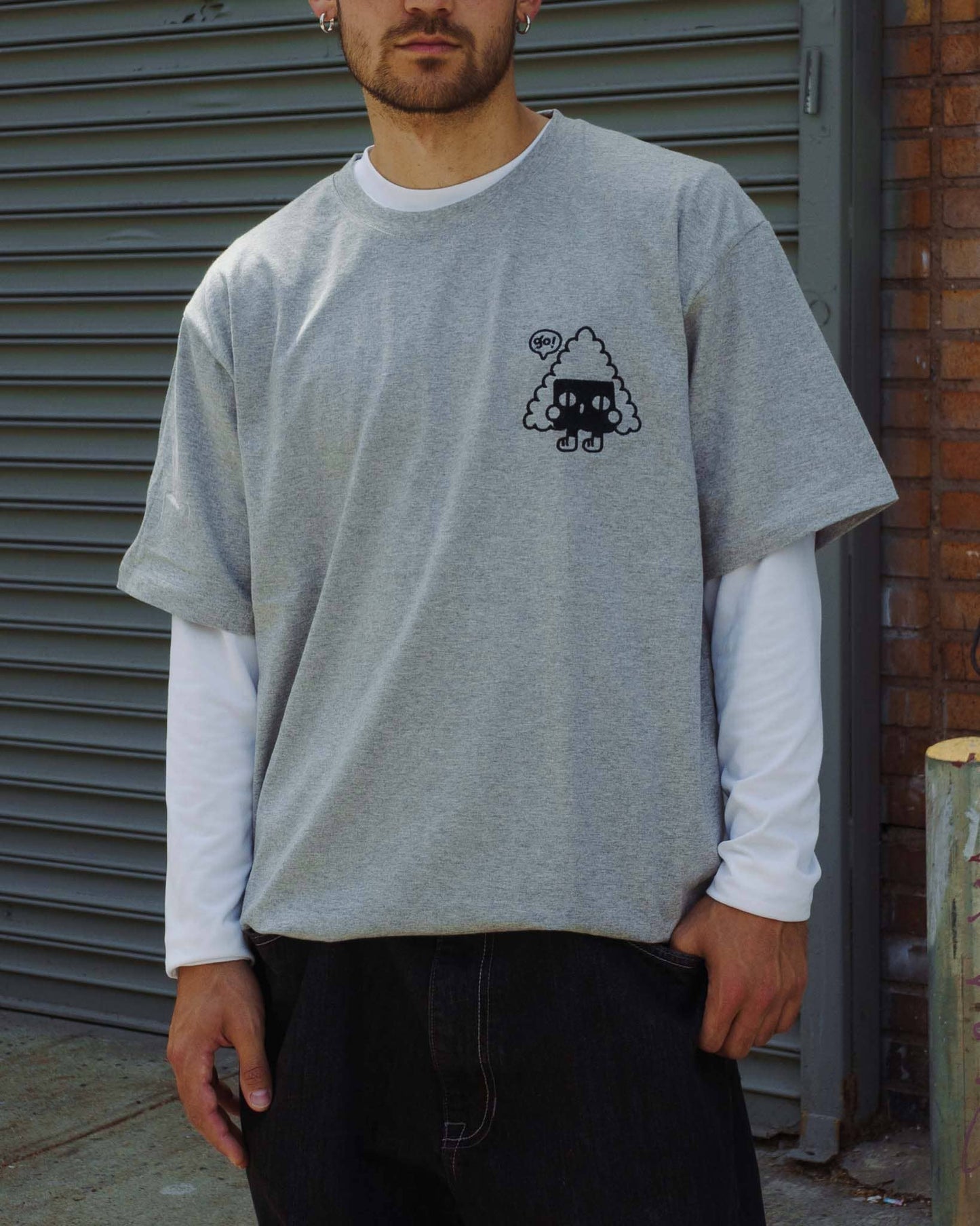 ONIGIRI: Embroidered T-shirt