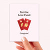 Love Fund Asian Wedding Card