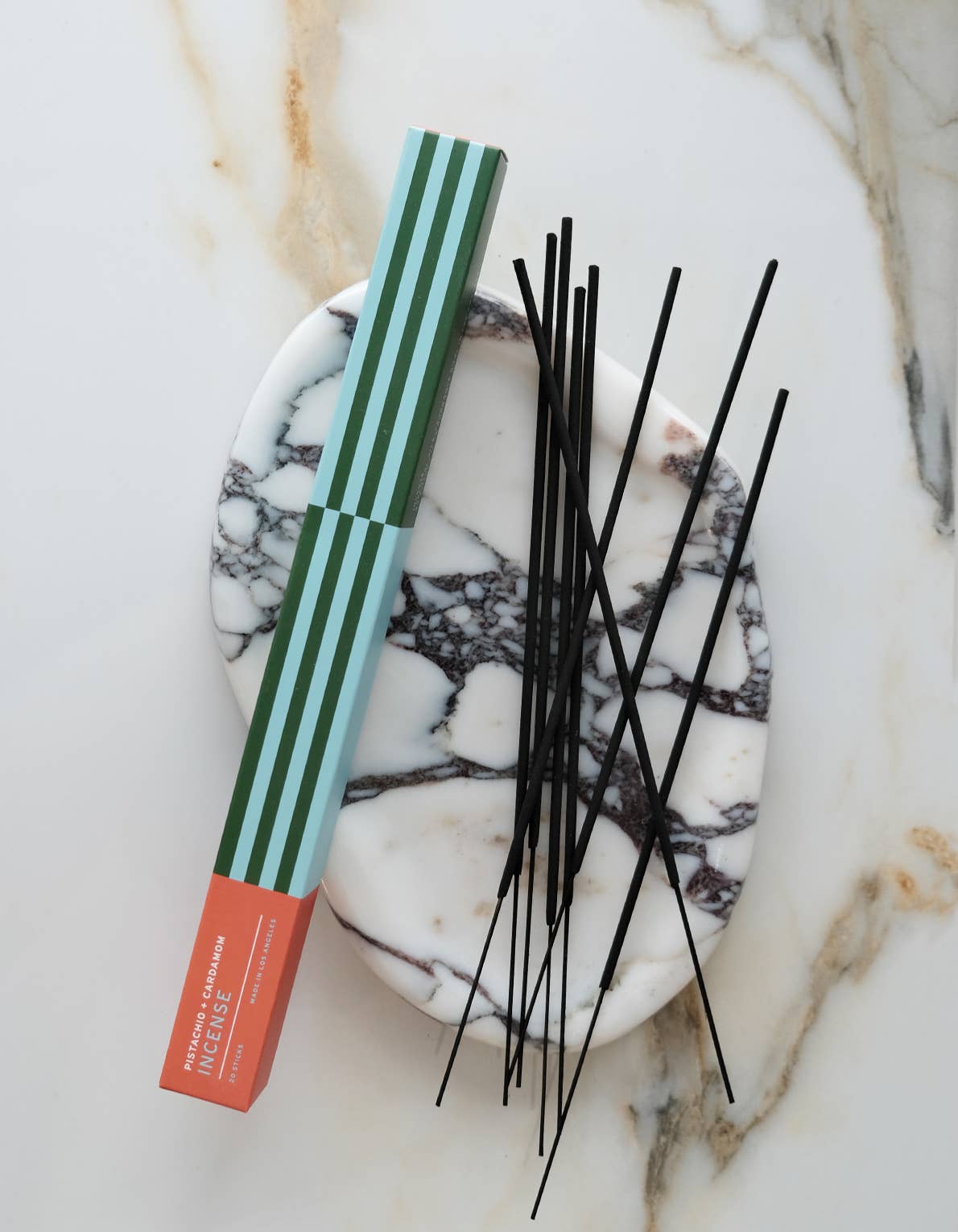 Essentials: Pistachio + Cardamom Incense