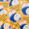 Existential Cat Crisis – "What Is Even Happening?" Sticker