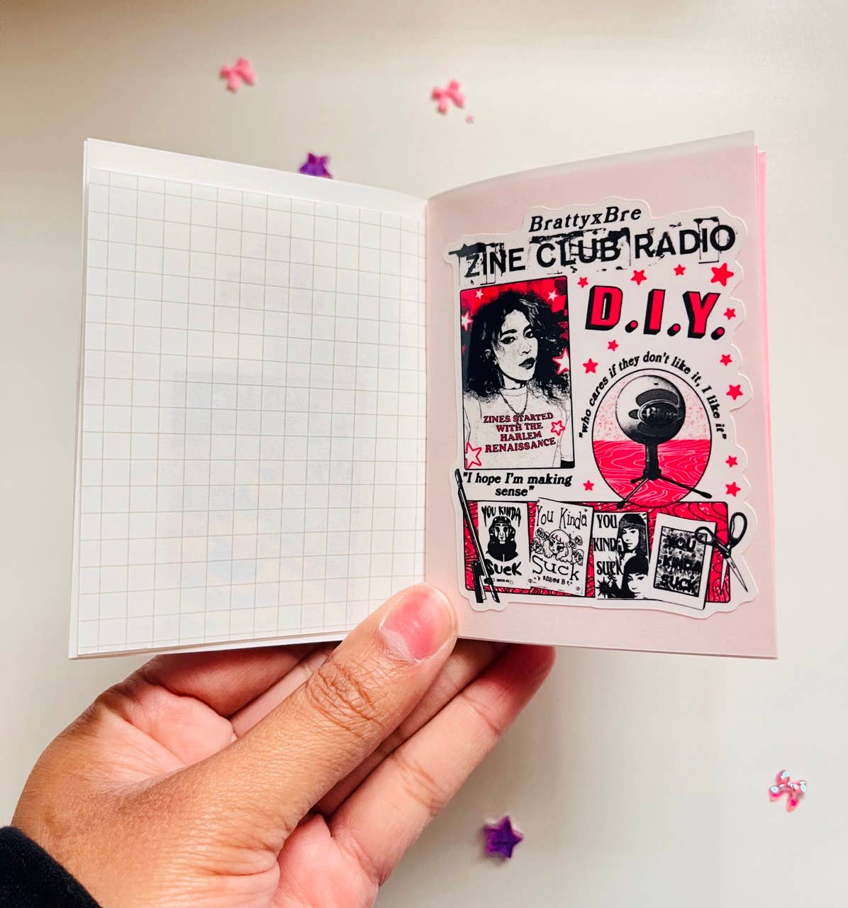 STICKY: Reusable Sticker Zine