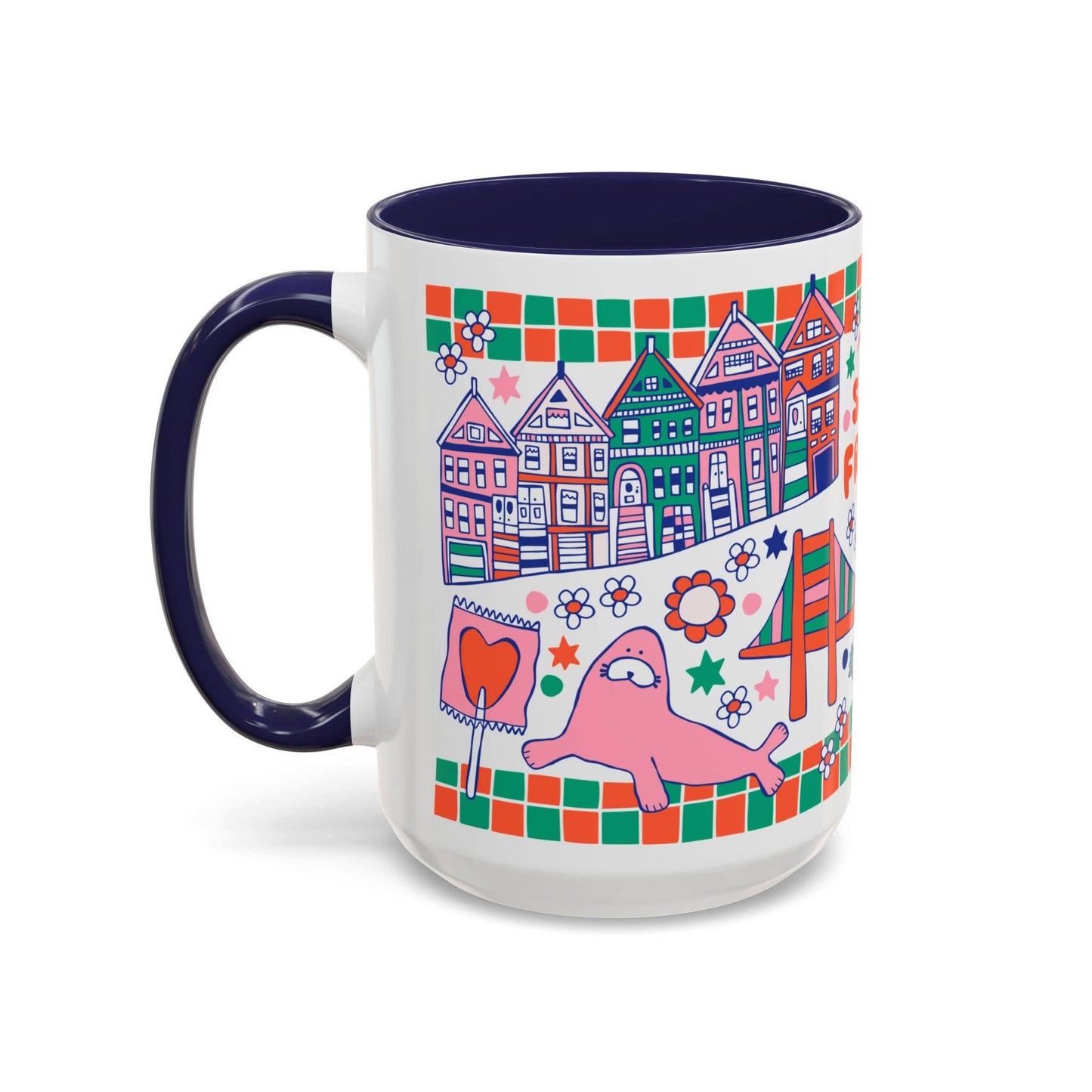 San Francisco Coffee Mug (15oz, dark blue)