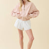 Minimal Stand Collar Zip Jacket