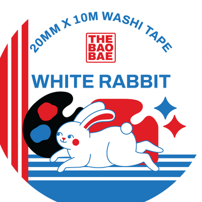 White Rabbit Washi Tape
