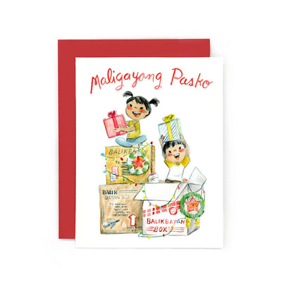 Balikbayan Box Pasko Card