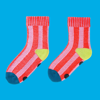 Big Stripe House Socks