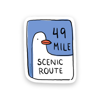 49 Mile Seagull San Francisco Sticker