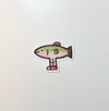 Fish With Legs Vinyl Sticker