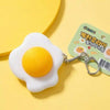Fried Egg Clicker Keychain