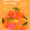 Lunar New Year Orange Card
