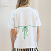 Caviar Print Bikini Graphic Tee