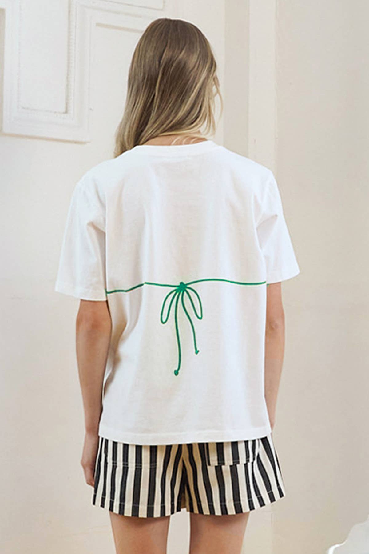 Caviar Print Bikini Graphic Tee
