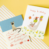 Cat String Birthday Card