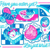 Have you eaten yet? Risograph Print