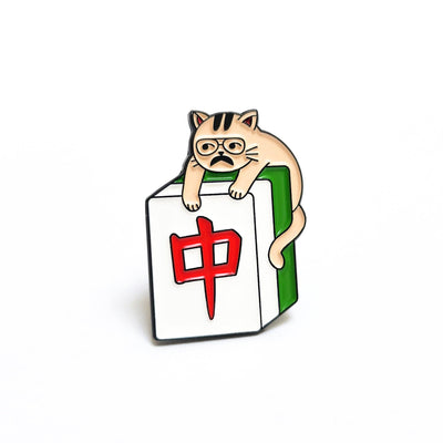 Mahjong Cat Pin