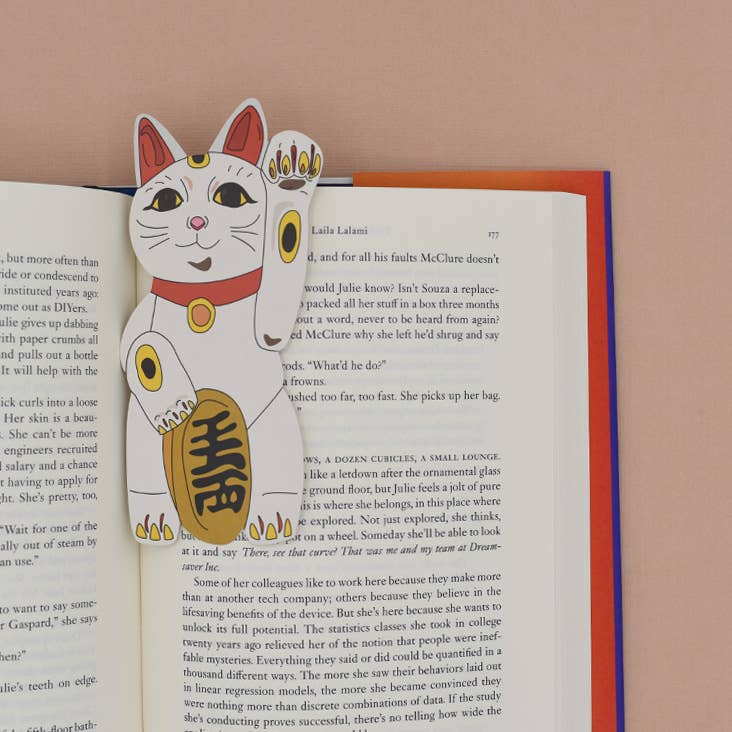Lucky Cat Bookmark