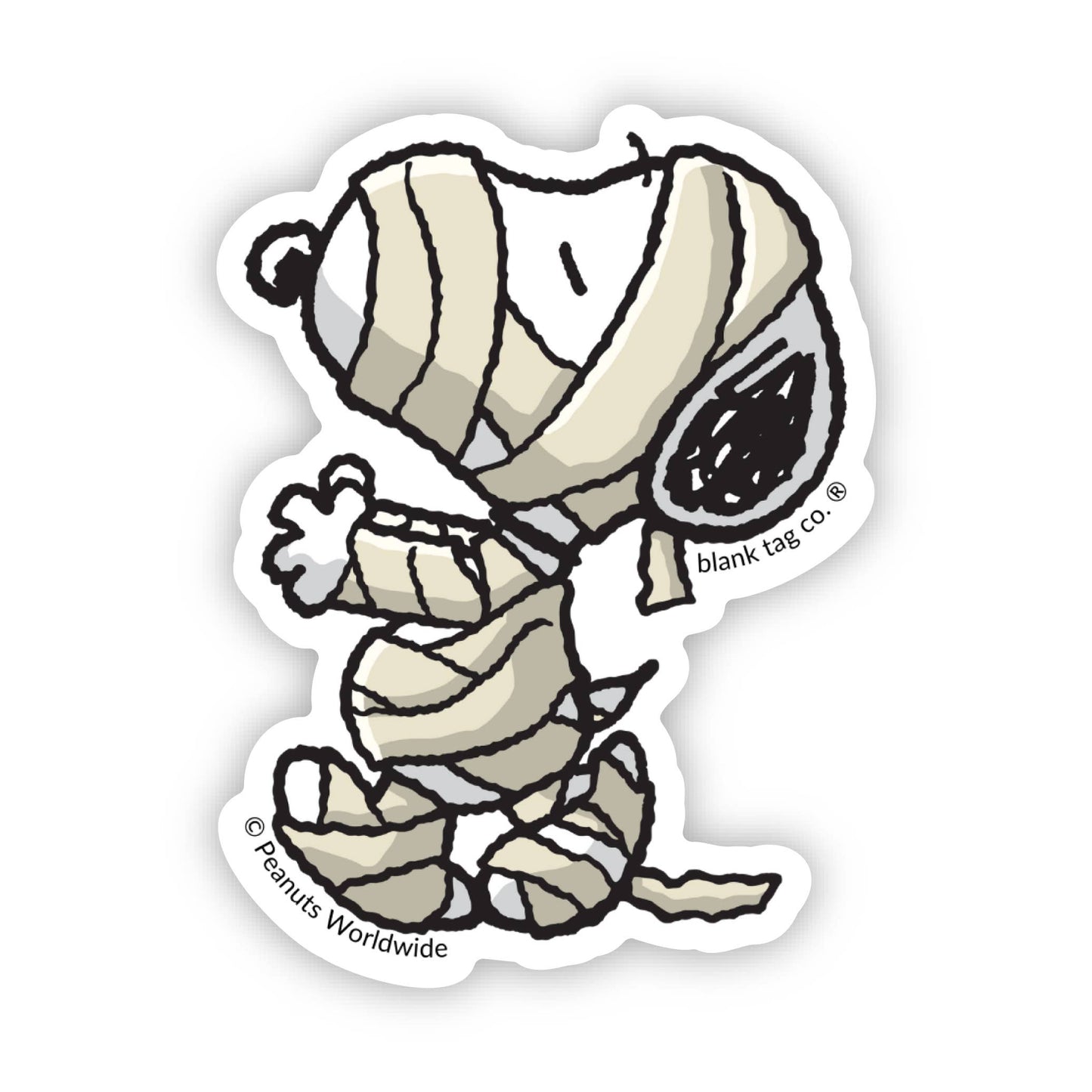 Mummy Snoopy Sticker