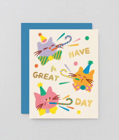 Cat Celebration Birthday Card