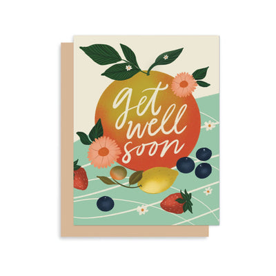 Fruits Get Well Card