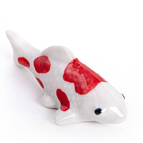 Koi Fish Chopsticks Rest, Kohaku