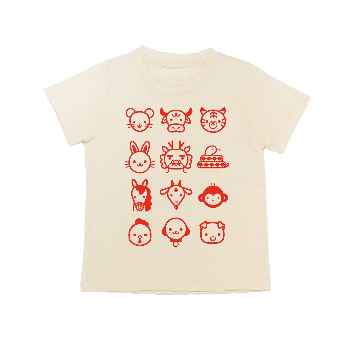 Zodiac Animals Lunar New Year Graphic Tee - Kids