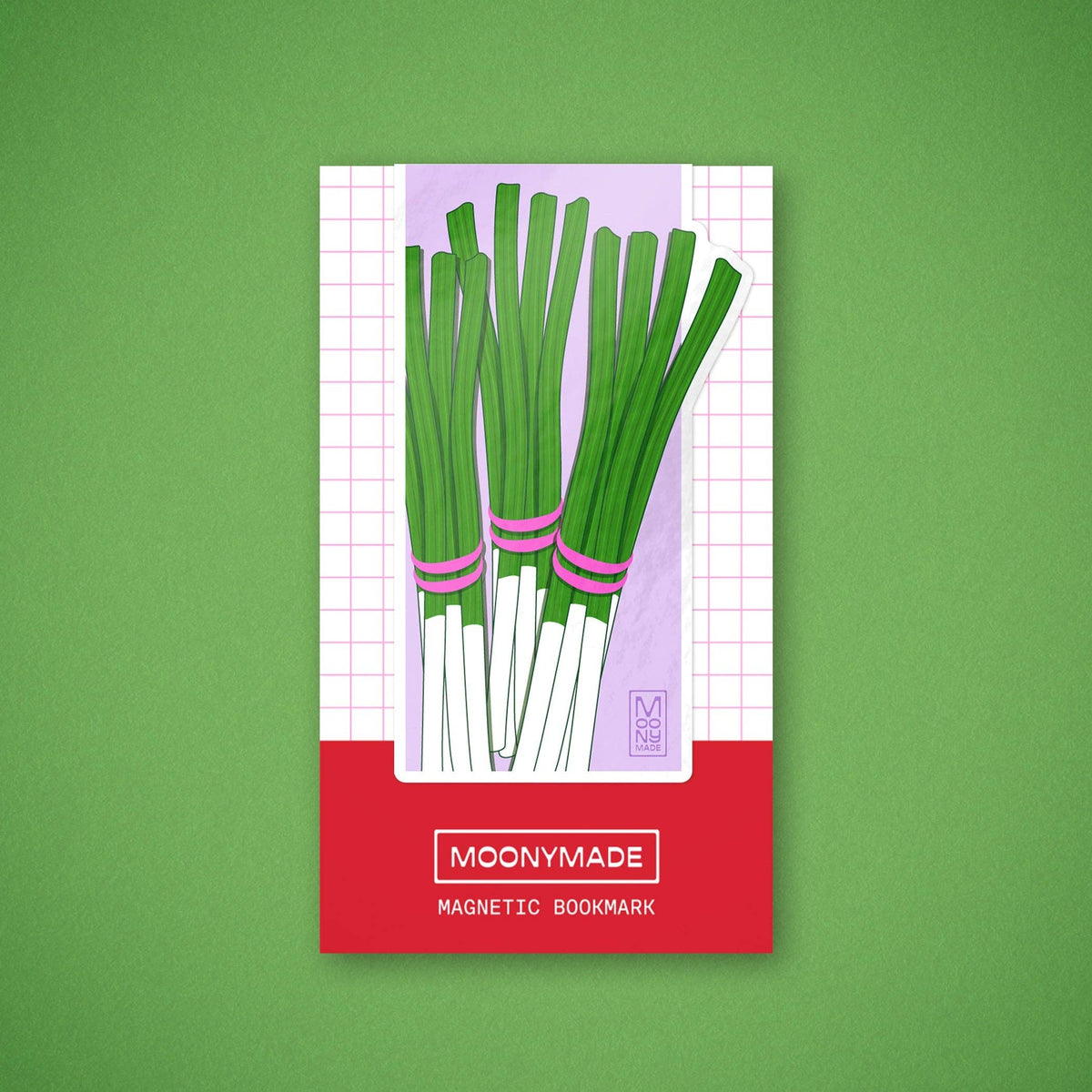 Scallion Bunches Magnetic Bookmark