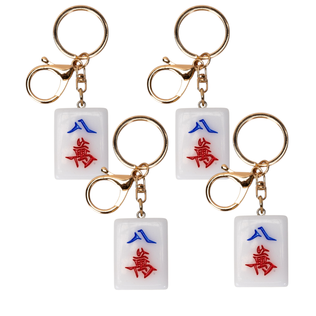 Mahjong Character Tile Keychain