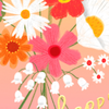 HAPPY BOUQUET - Wedding Card