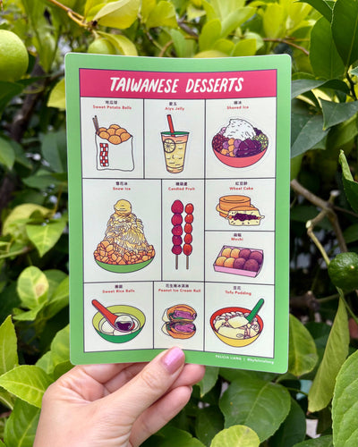 Taiwanese Desserts Sticker Sheet