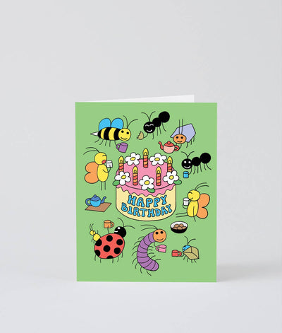 Bug Party Birthday Card