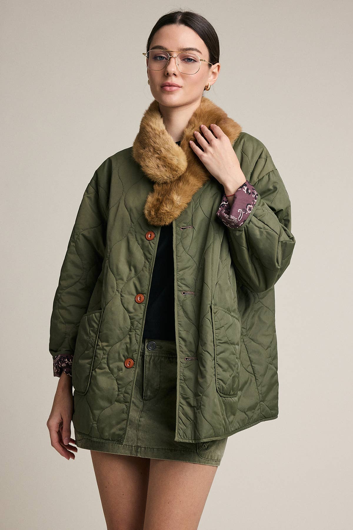 Reversible Quilted Bandana Jacket