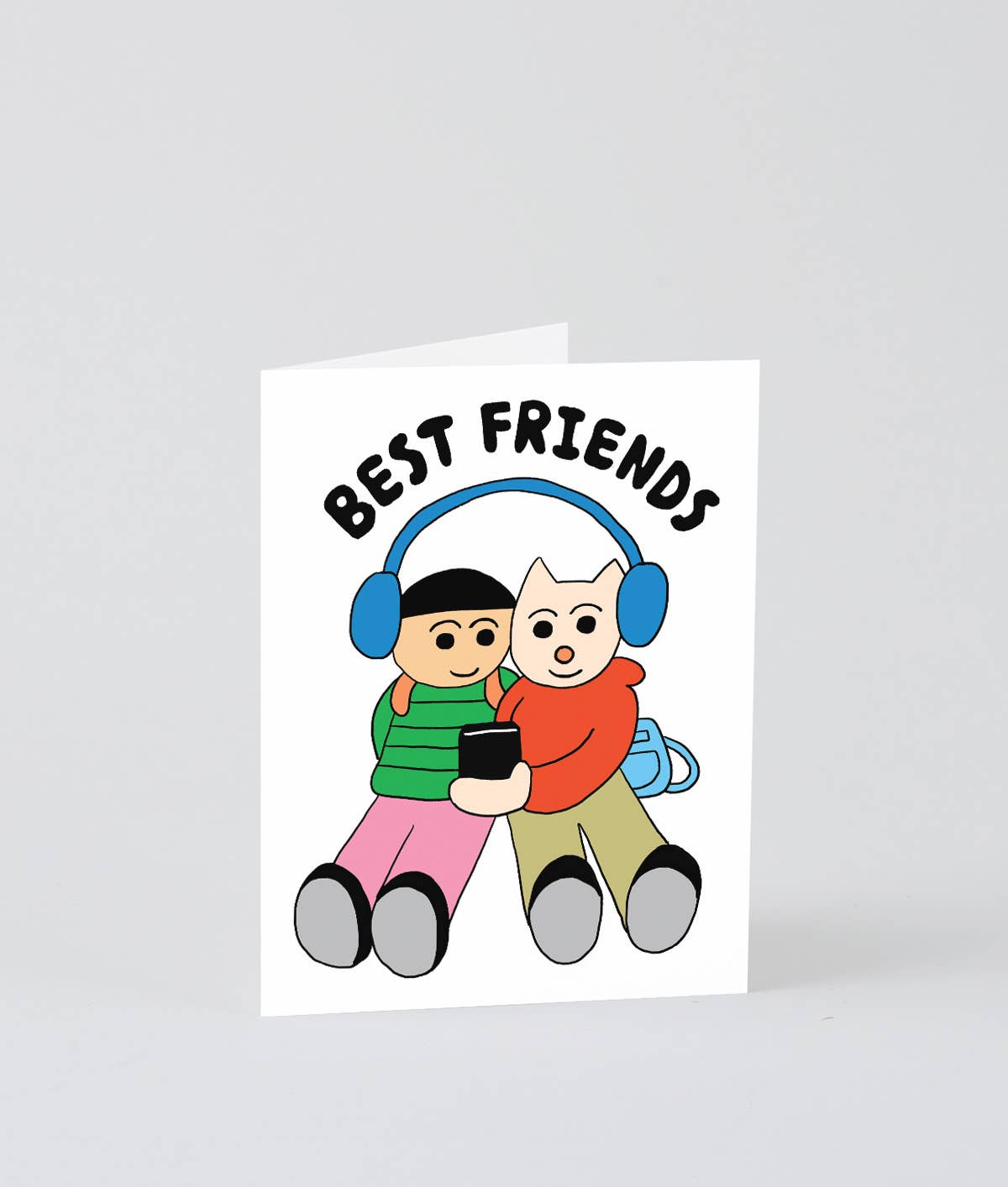 Best Friends Kids Greetings Card