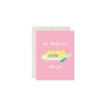 Butter With You Food Pun Love & Friendship Card
