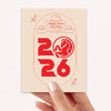 Horse with Ingot Gold Chinese New Year Card