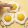 Fried Egg Clicker Keychain