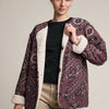 Reversible Sherpa Paisley Jacket