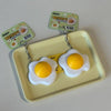 Fried Egg Clicker Keychain
