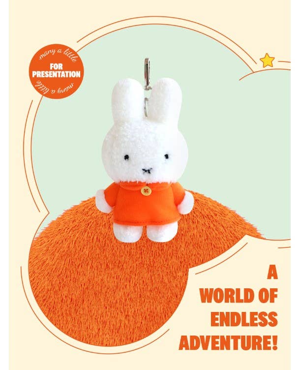 Miffy & Friends Fluffy Key Chain