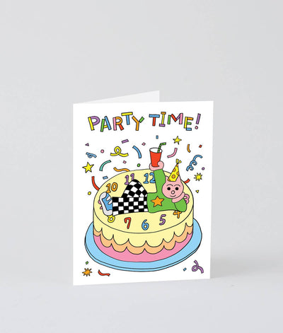 Party Time Birthday Card