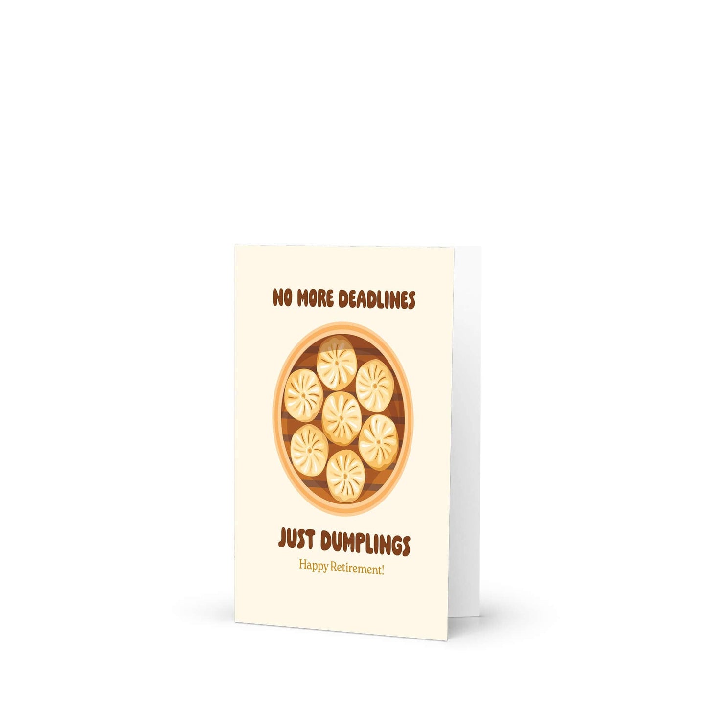 Dumplings Funny Retirement Card