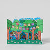 Happy Birthday Forest Surprise Shaped Card