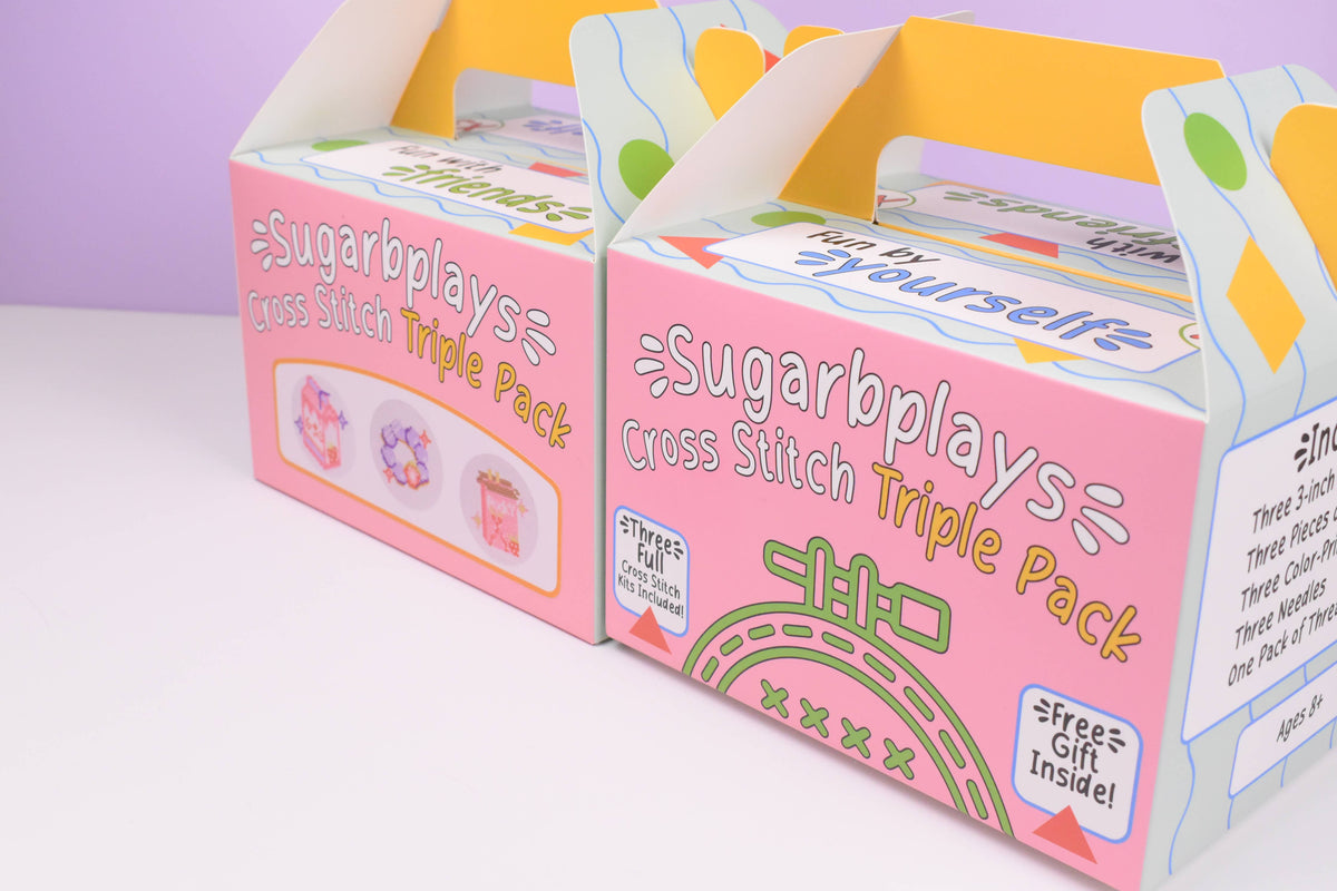 Strawberry Sweet Triple Cross Stitch Box